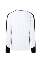 HAKRO Sweatshirt Contrast Mikralinar® Eco, weiss/schwarz, 2XL