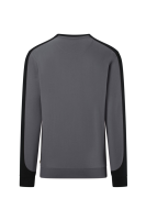 HAKRO Sweatshirt Contrast Mikralinar® Eco, anthrazit/schwarz, XL