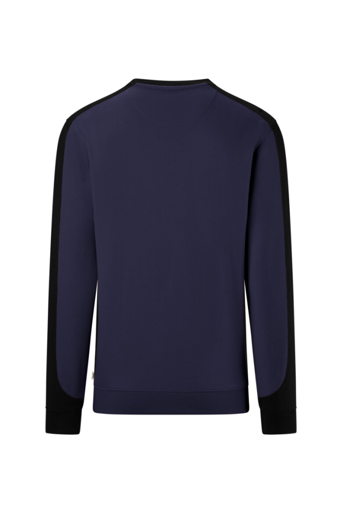 HAKRO Sweatshirt Contrast Mikralinar® Eco, tinte/schwarz, 6XL