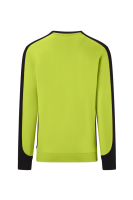 HAKRO Sweatshirt Contrast Mikralinar® Eco, kiwi/schwarz, 4XL
