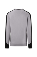 HAKRO Sweatshirt Contrast Mikralinar® Eco, titan/schwarz, 2XL