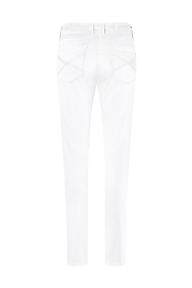 HAKRO Damen Chinohose X-Stretch, weiss, L