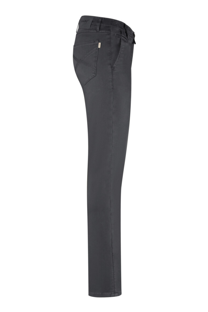 HAKRO Damen Chinohose X-Stretch, karbongrau, L