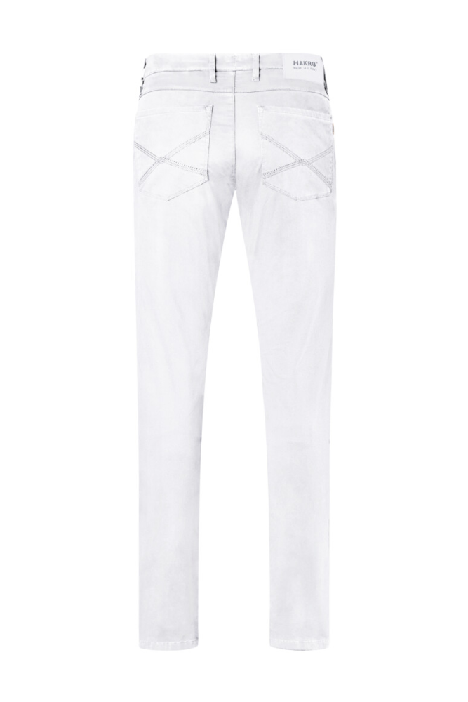 HAKRO Chinohose X-Stretch, weiss, XS