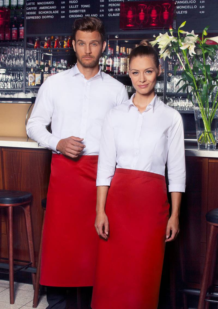 Karlowsky Bistroschürze Basic, rot
