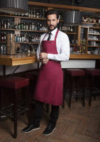 Karlowsky Latzschürze Basic mit Schnalle, bordeaux