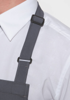 Karlowsky Latzschürze Basic mit Schnalle, anthrazit