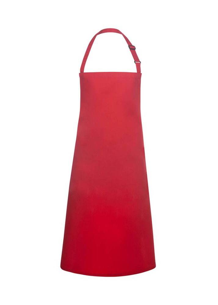 Karlowsky Latzschürze Basic mit Schnalle, rot