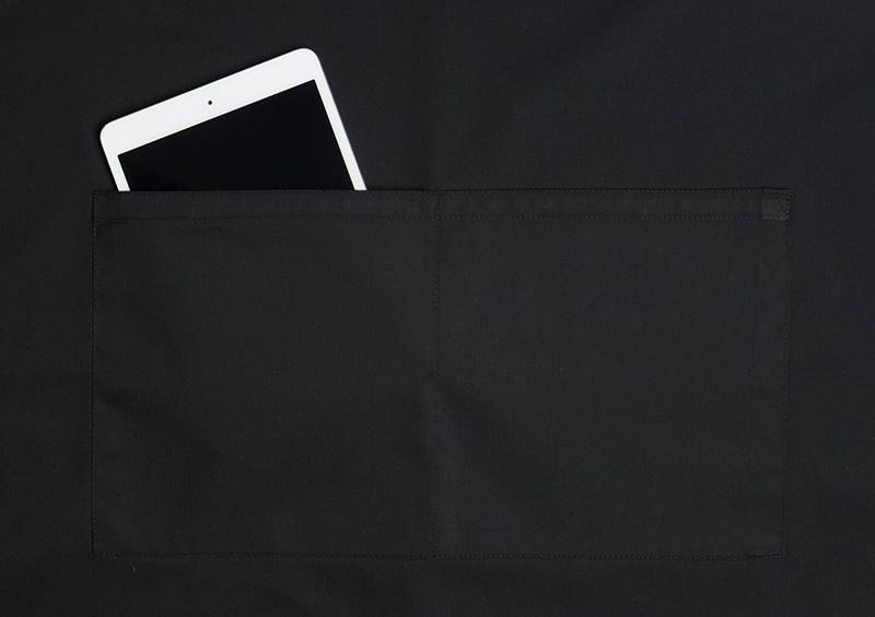 Karlowsky Latzschürze Basic mit Schnalle und Tasche