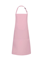 Karlowsky Latzschürze Basic mit Schnalle und Tasche, rosa