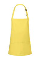 Karlowsky Kurze Latzschürze Basic mit Schnalle und Tasche, sonnengelb