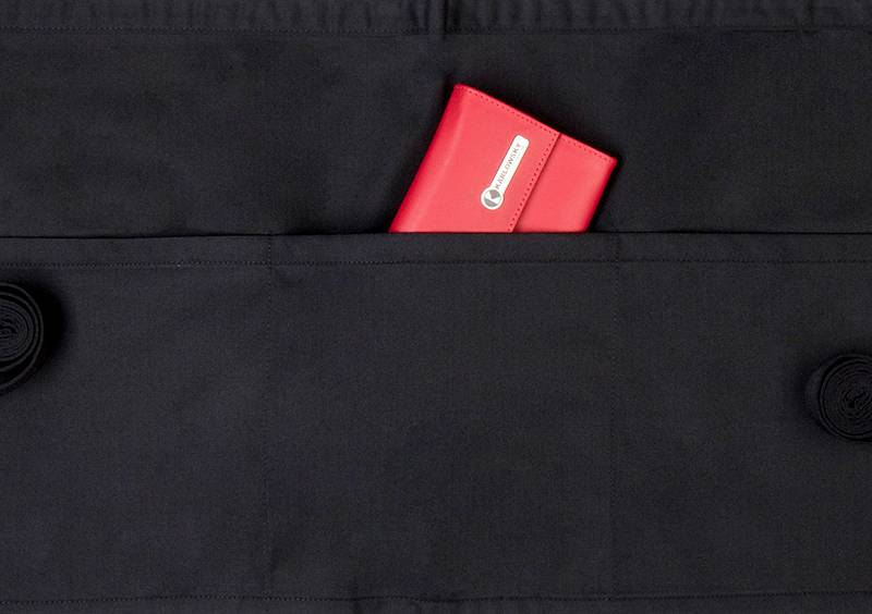 Karlowsky Vorbinder Basic mit Tasche, schwarz