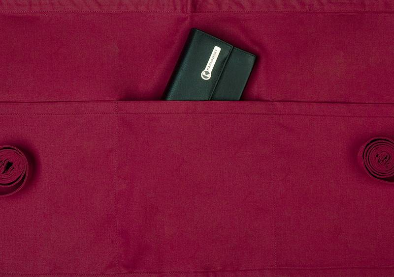 Karlowsky Vorbinder Basic mit Tasche, bordeaux