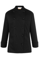 Karlowsky Damenkochjacke Agathe, schwarz, 44