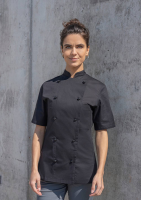 Karlowsky Damenkochjacke Pauline, schwarz, 48