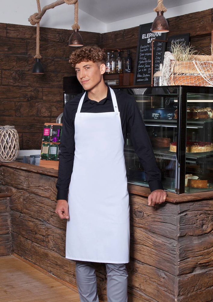 Karlowsky Latzschürze Santorini, weiss