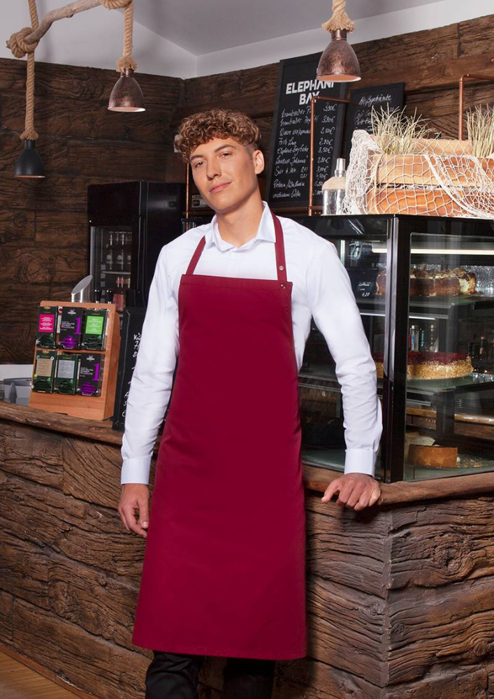 Karlowsky Latzschürze Santorini, bordeaux