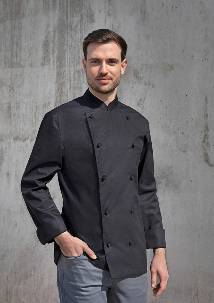 Karlowsky Kochjacke Thomas, schwarz, 52