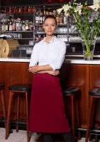 Karlowsky Bistroschürze Basic, bordeaux