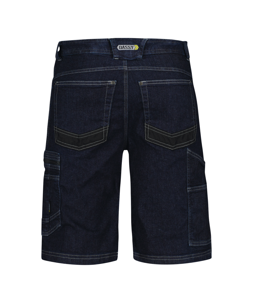 Dassy ® Tokyo, Jeans-Arbeitsshorts mit Stretch, Dunkel jeansblau,, 42