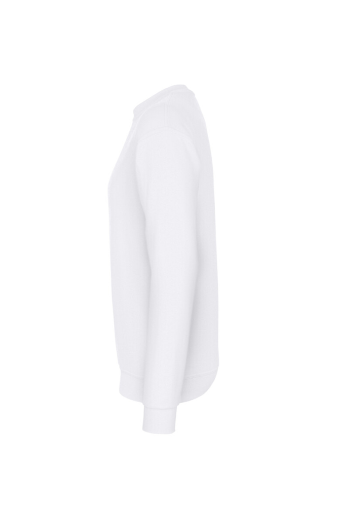 HAKRO Label-Free Sweatshirt Heavy MIKRALINAR® ECO, weiss, S