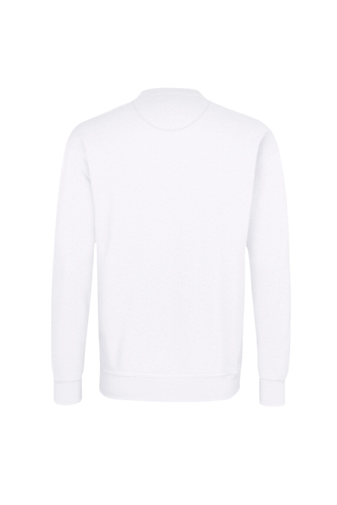 HAKRO Label-Free Sweatshirt Heavy MIKRALINAR® ECO, weiss, S