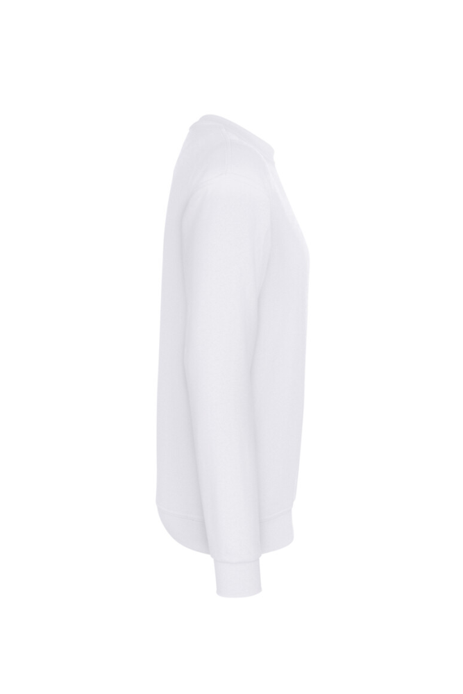 HAKRO Label-Free Sweatshirt Heavy MIKRALINAR® ECO, weiss, S