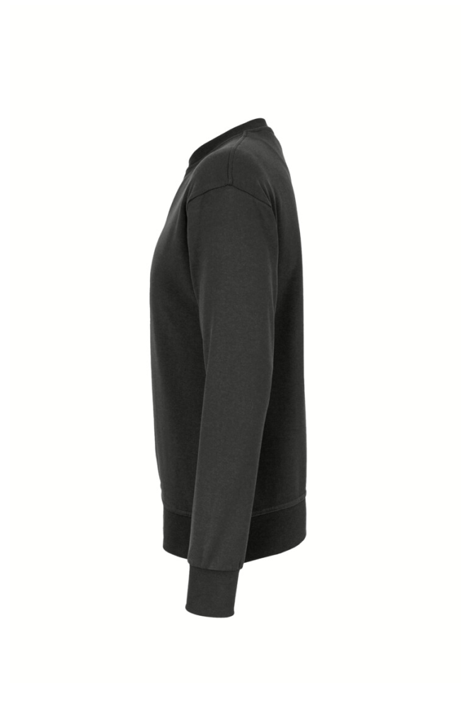 HAKRO Label-Free Sweatshirt Heavy MIKRALINAR® ECO, karbongrau, XS