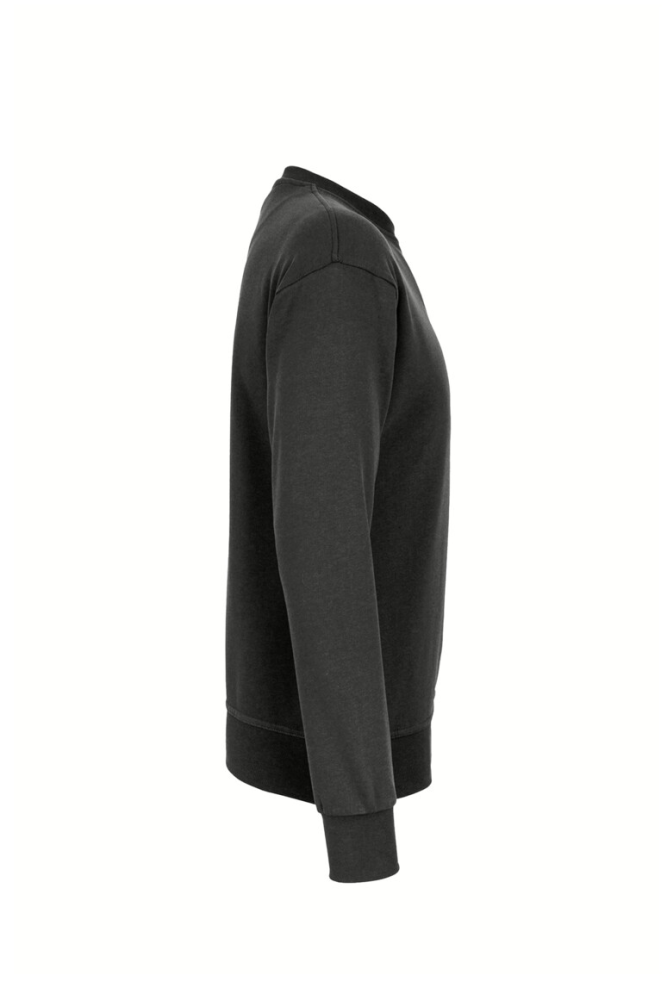 HAKRO Label-Free Sweatshirt Heavy MIKRALINAR® ECO, karbongrau, XS