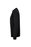 HAKRO Label-Free Sweatshirt Heavy MIKRALINAR® ECO, schwarz, S