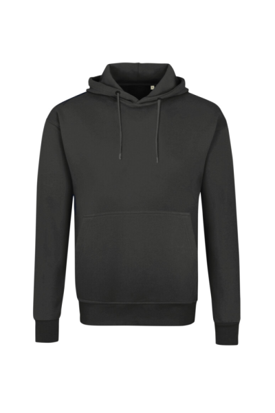 HAKRO Label-Free Kapuzen-Sweat Heavy MIKRALINAR® ECO, karbongrau