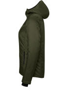 HAKRO Damen Kapuzen-Thermo-Loftjacke, olive, S