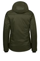 HAKRO Damen Kapuzen-Thermo-Loftjacke, olive, S