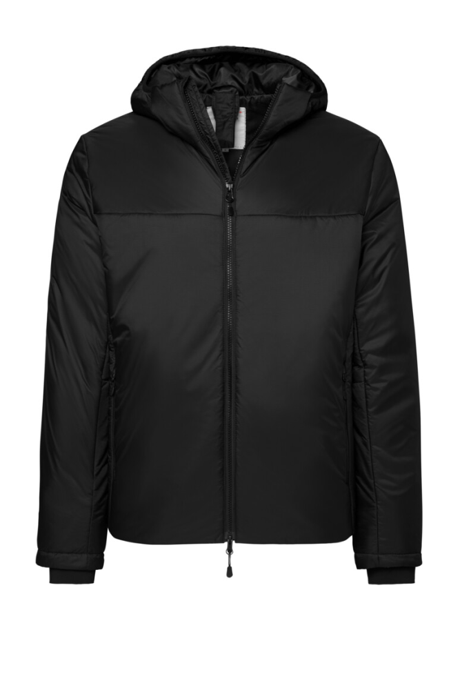 HAKRO Kapuzen-Thermo-Loftjacke, schwarz, L