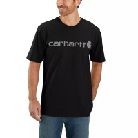 Carhartt Dearborn Relaxed Logo T-Shirt, Black/Gray, S