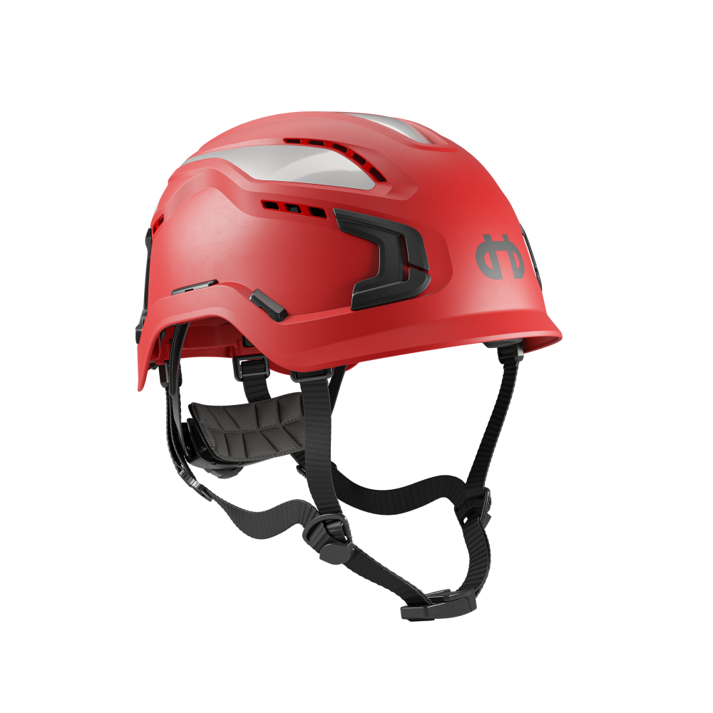Hellberg Profi Schutzhelm, Sector Belüftet Rot