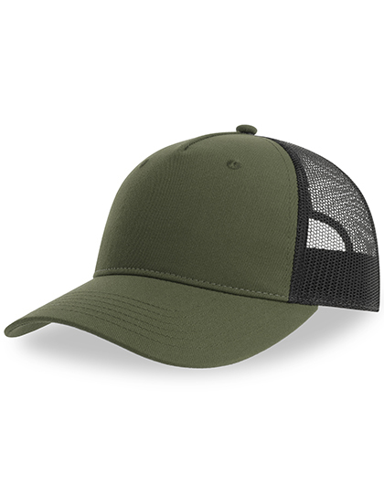 Atlantis Zion Cap - 5-Panel olive-schwarz