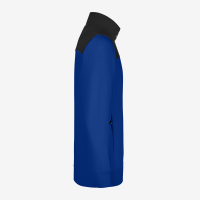 FHB ROB Zip-Sweatshirt, royalblau-schwarz, Gr. S