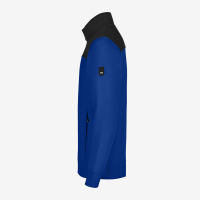 FHB ROB Zip-Sweatshirt, royalblau-schwarz, Gr. S