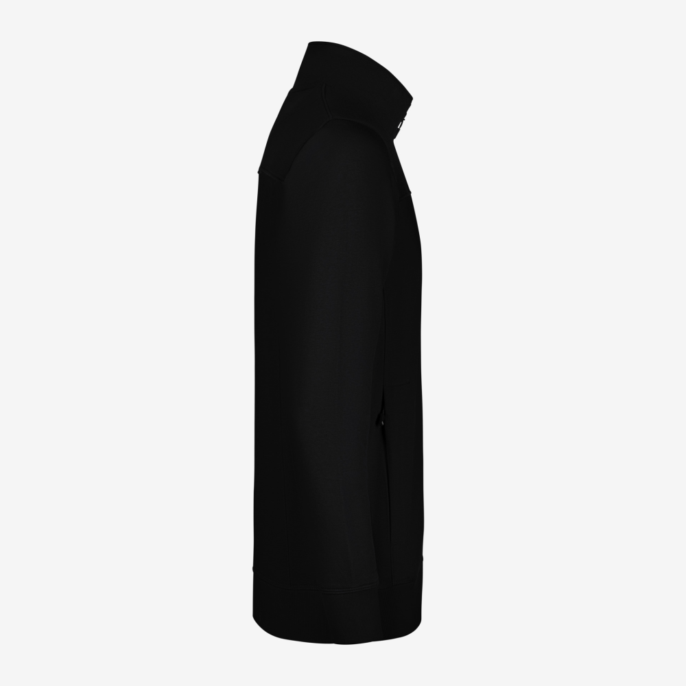 FHB ROB Zip-Sweatshirt, schwarz, Gr. XS