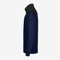 FHB ROB Zip-Sweatshirt, marine-schwarz, Gr. L