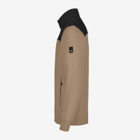 FHB ROB Zip-Sweatshirt, beige-schwarz, Gr. 2XL