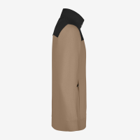 FHB ROB Zip-Sweatshirt, beige-schwarz, Gr. 2XL