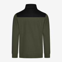 FHB ROB Zip-Sweatshirt, oliv-schwarz, Gr. 2XL