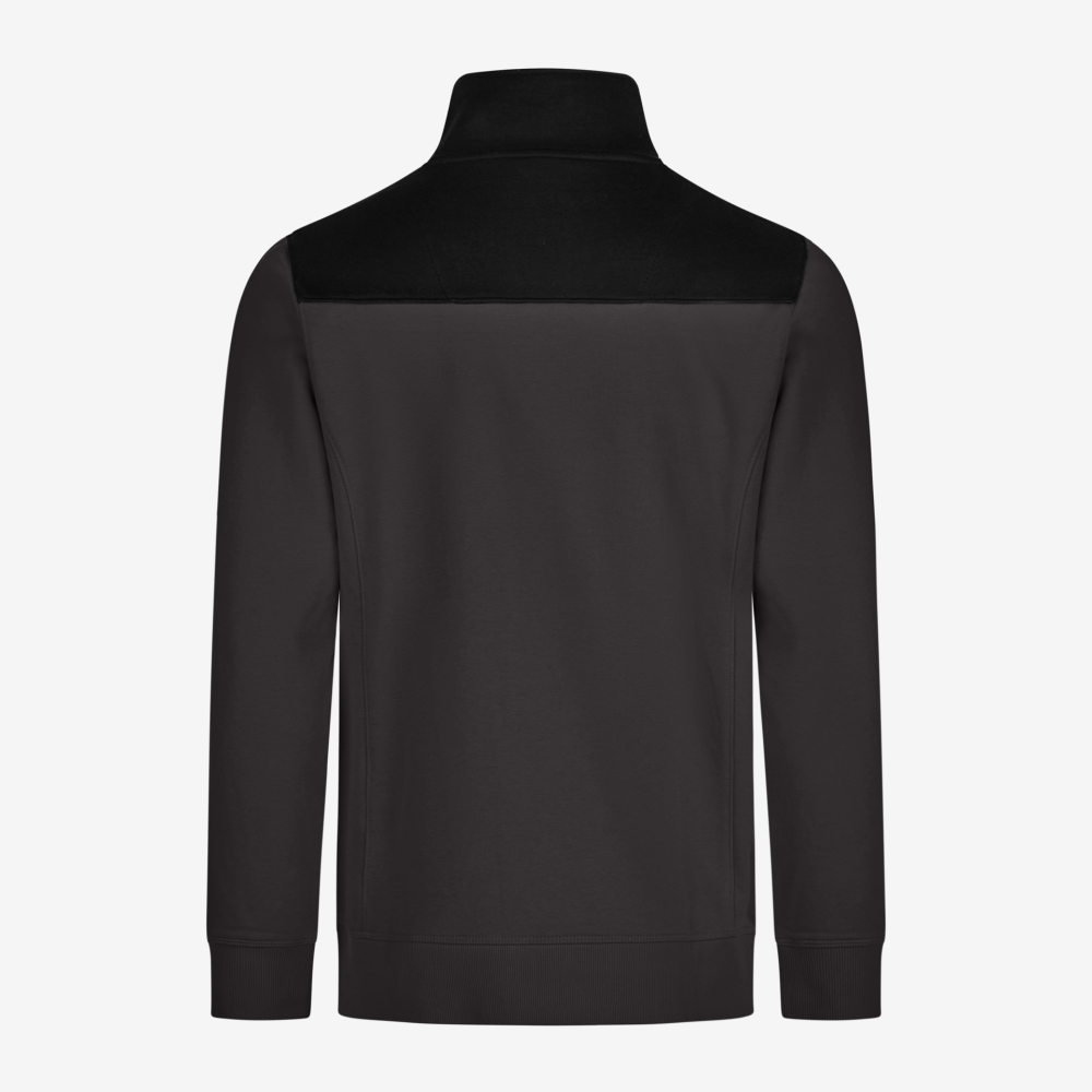 FHB ROB Zip-Sweatshirt, anthrazit-schwarz, Gr. L