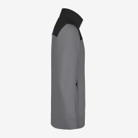 FHB ROB Zip-Sweatshirt, grau-schwarz, Gr. XS