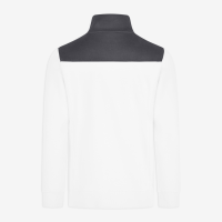 FHB ROB Zip-Sweatshirt, weiss-anthrazit, Gr. L