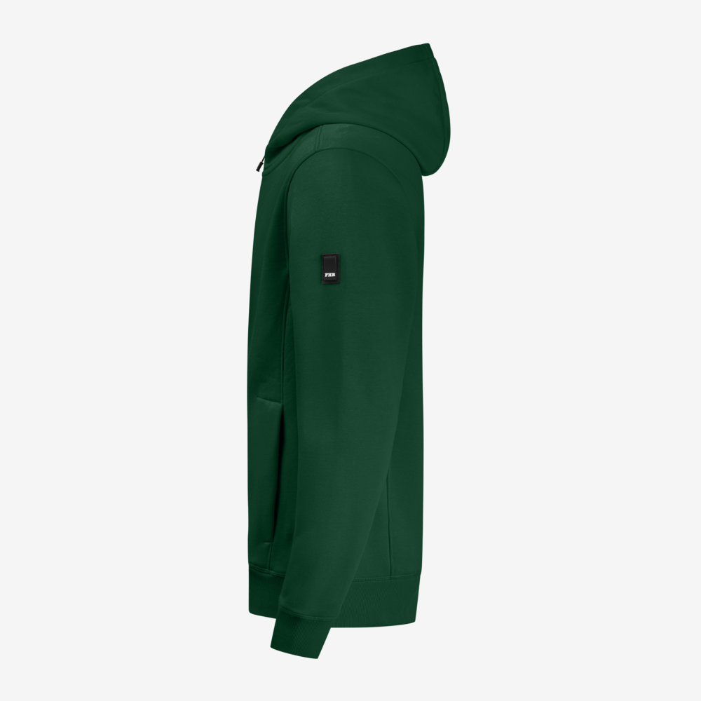 FHB QUENTIN Hoodie Jacke, grün, Gr. S