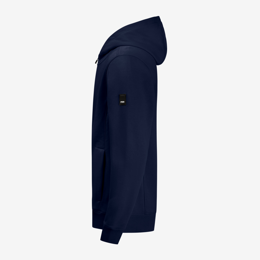 FHB QUENTIN Hoodie Jacke, marine, Gr. XS