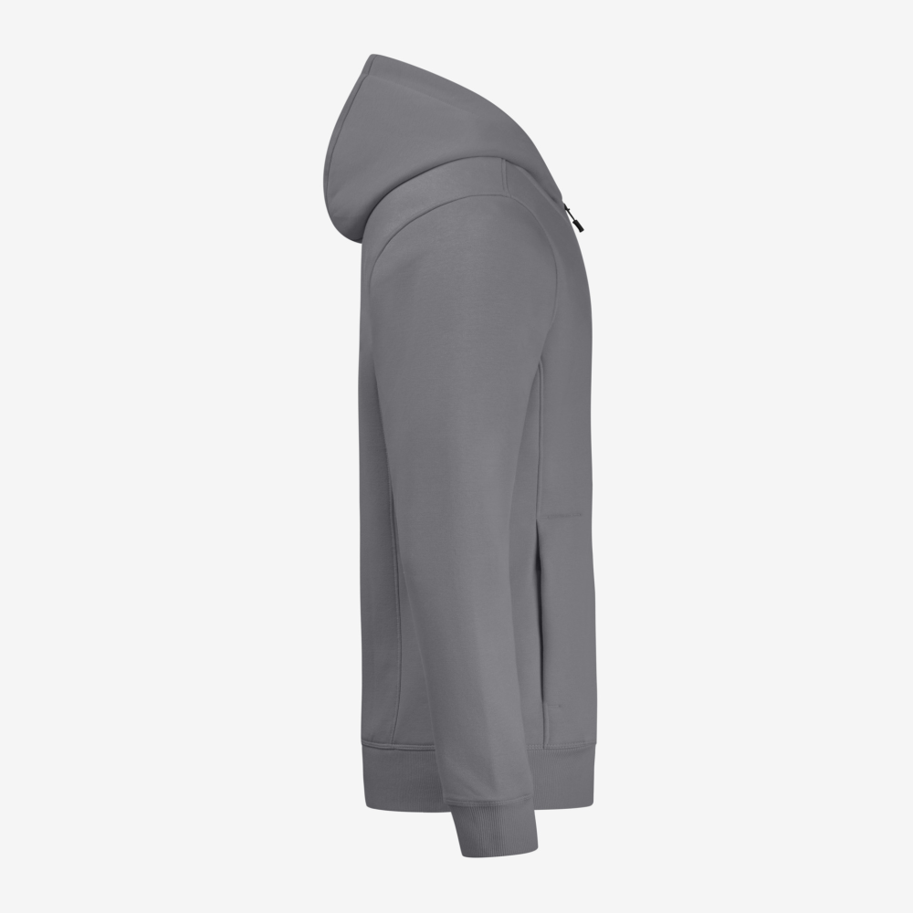 FHB QUENTIN Hoodie Jacke, grau, Gr. XS